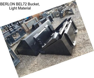 BERLON BEL72 Bucket, Light Material
