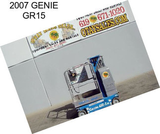 2007 GENIE GR15