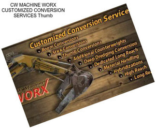 CW MACHINE WORX CUSTOMIZED CONVERSION SERVICES Thumb