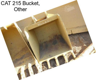 CAT 215 Bucket, Other