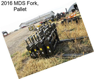 2016 MDS Fork, Pallet
