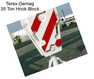 Terex-Demag 35 Ton Hook Block