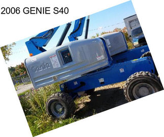 2006 GENIE S40