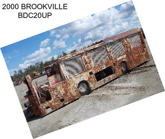 2000 BROOKVILLE BDC20UP