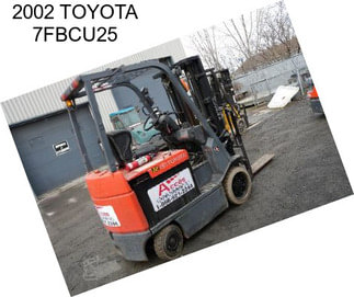 2002 TOYOTA 7FBCU25