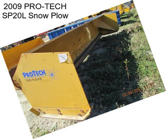 2009 PRO-TECH SP20L Snow Plow