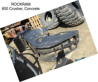 ROCKRAM 600 Crusher, Concrete