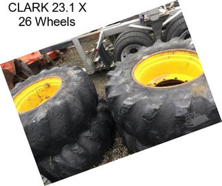 CLARK 23.1 X 26 Wheels