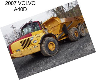 2007 VOLVO A40D