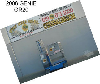 2008 GENIE GR20