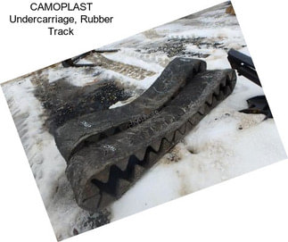 CAMOPLAST Undercarriage, Rubber Track