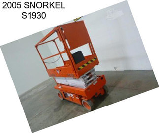 2005 SNORKEL S1930