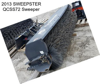 2013 SWEEPSTER QCSS72 Sweeper
