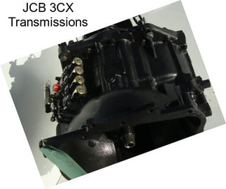 JCB 3CX Transmissions