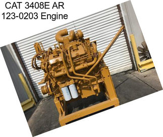 CAT 3408E AR 123-0203 Engine