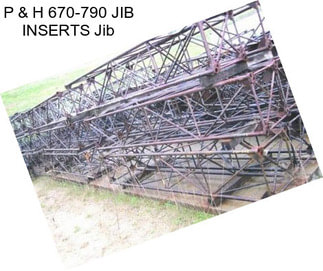 P & H 670-790 JIB INSERTS Jib
