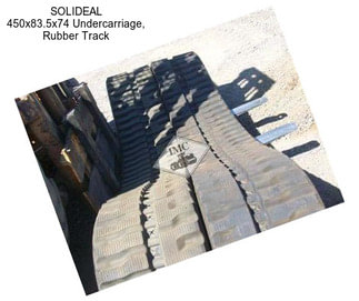 SOLIDEAL 450x83.5x74 Undercarriage, Rubber Track