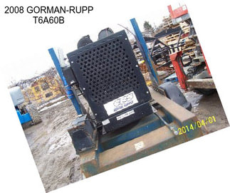 2008 GORMAN-RUPP T6A60B