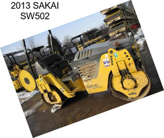 2013 SAKAI SW502