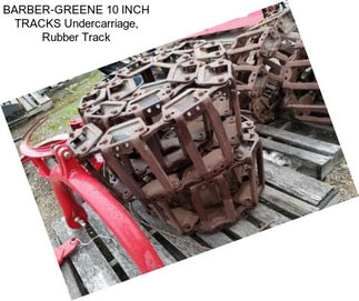 BARBER-GREENE 10 INCH TRACKS Undercarriage, Rubber Track