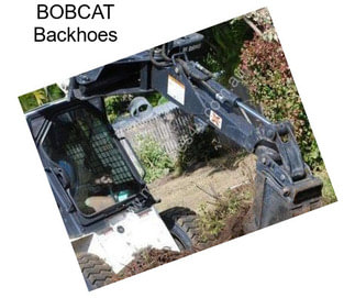 BOBCAT Backhoes