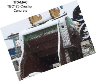 TRAMAC TBC175 Crusher, Concrete
