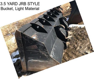 3.5 YARD JRB STYLE Bucket, Light Material