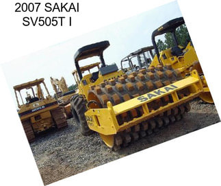 2007 SAKAI SV505T I