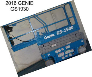 2016 GENIE GS1930