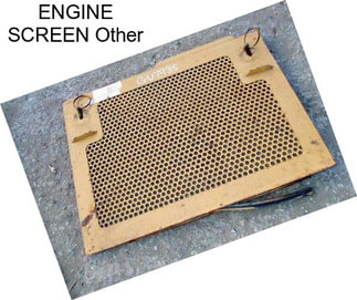 ENGINE SCREEN Other