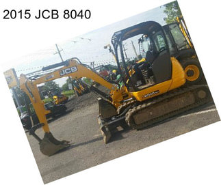 2015 JCB 8040