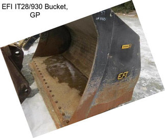 EFI IT28/930 Bucket, GP