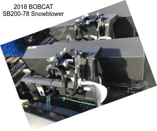 2018 BOBCAT SB200-78 Snowblower