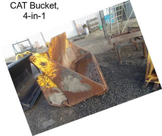 CAT Bucket, 4-in-1