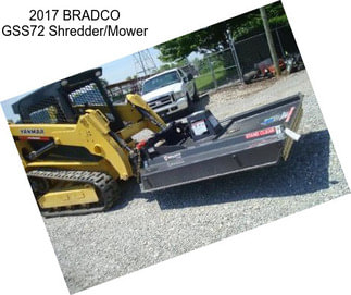 2017 BRADCO GSS72 Shredder/Mower