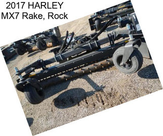 2017 HARLEY MX7 Rake, Rock