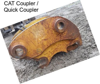 CAT Coupler / Quick Coupler