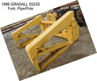 1986 GRADALL 5523S Fork, Pipe/Pole