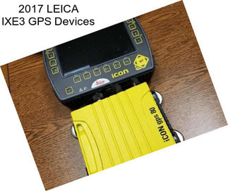 2017 LEICA IXE3 GPS Devices