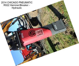 2014 CHICAGO PNEUMATIC RX22 Hammer/Breaker - Hydraulic