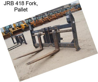 JRB 418 Fork, Pallet