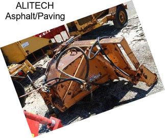 ALITECH Asphalt/Paving