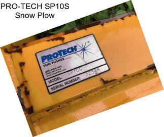 PRO-TECH SP10S Snow Plow