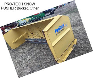 PRO-TECH SNOW PUSHER Bucket, Other