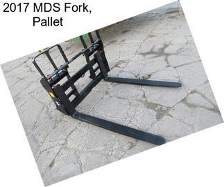 2017 MDS Fork, Pallet