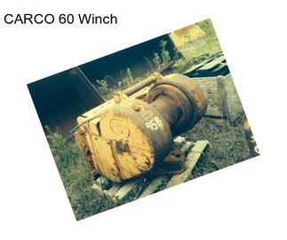 CARCO 60 Winch