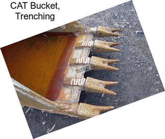 CAT Bucket, Trenching