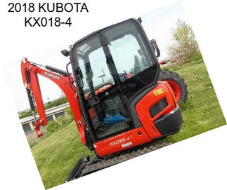 2018 KUBOTA KX018-4