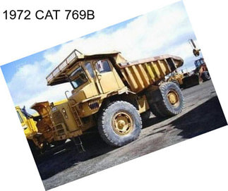 1972 CAT 769B