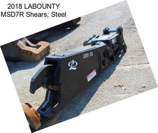 2018 LABOUNTY MSD7R Shears, Steel